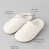 Chaussons de récupération Sherpa - Ivoire