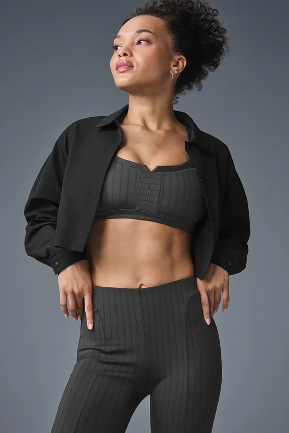 Chemise boutonnée courte « Take Me Out » - Noir