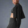 Chemise boutonnée courte « Take Me Out » - Noir