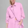 Chemise en coton « Real Deal » à boutons – Rose « Candy Heart »