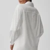Chemise à manches longues boutonnée Dreamscape - Blanche