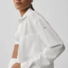 Chemise à manches longues boutonnée Dreamscape - Blanche
