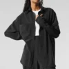 Chemise à manches longues boutonnée Dreamscape – Noir