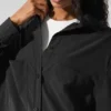 Chemise à manches longues boutonnée Dreamscape – Noir