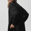 Chemise à manches longues boutonnée en coton Real Deal - Noir