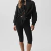 Chemise à manches longues boutonnée en coton Real Deal - Noir