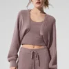 Châle-pull Snuggle up - Champignon