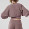 Châle-pull Snuggle up - Champignon
