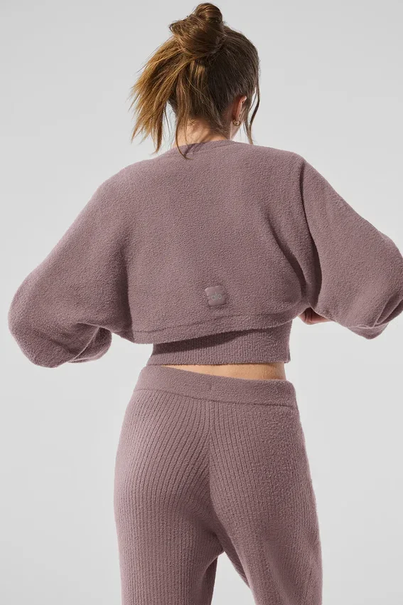 Châle-pull Snuggle up - Champignon