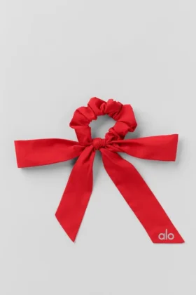 Chouchou « Love Knots » à nouer - Rouge vif