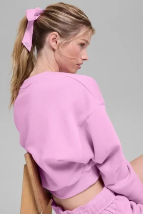 Chouchou « Love Knots » – Rose bonbon