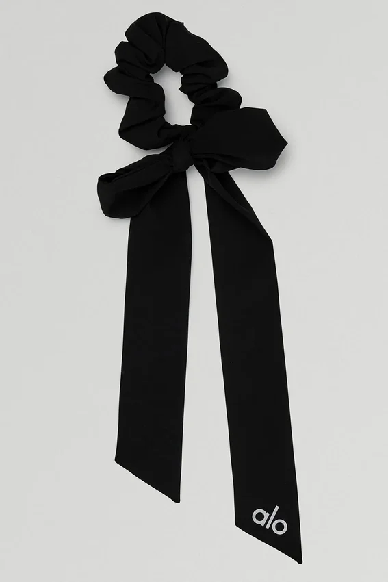 Chouchou à nœuds « Love Knots » - Noir