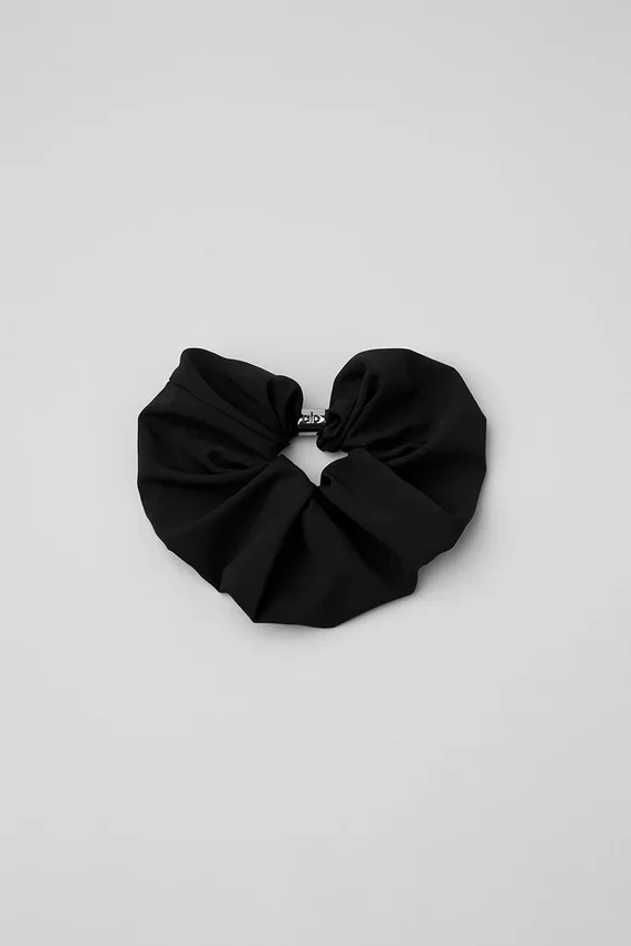 Chouchou oversize « Bead It » - Noir