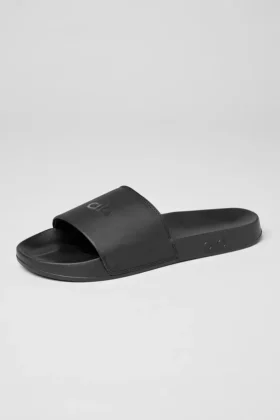 Claquettes « It Slide » unisexes – Noir