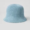 Cloche en tricot denim - Bleu céleste/Bleu céleste foncé