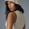 Cloche en tricot denim - Ivoire/Lait d'avoine