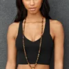 Collier Mala en œil-de-tigre