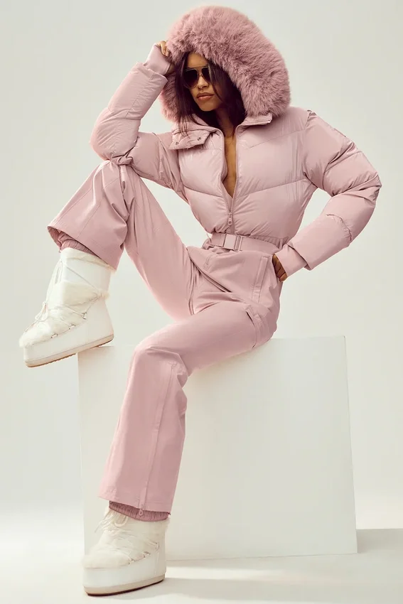 Combinaison de ski Polar Star - Rose champagne