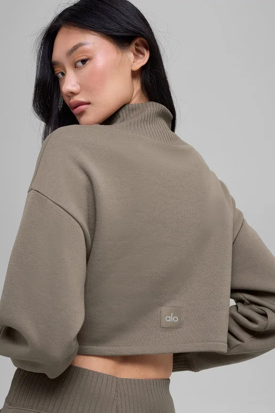 Couverture courte Serenity - Cacao clair