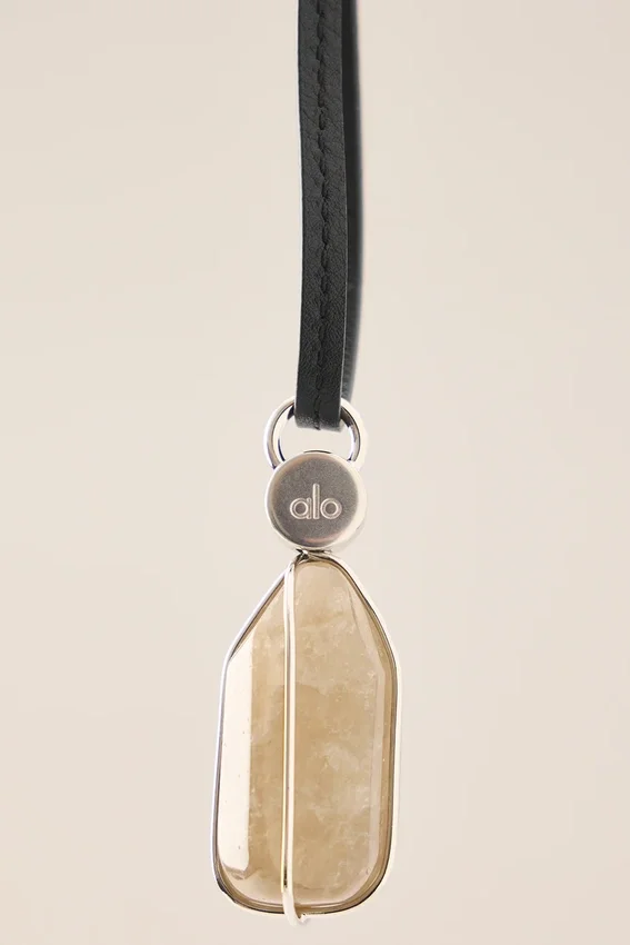 Cristaux Alo Intention - Quartz fumé/Chrome
