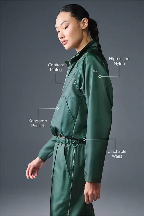 Cropped Afterglow Pull – Winter Ivy