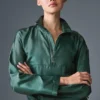 Cropped Afterglow Pull – Winter Ivy