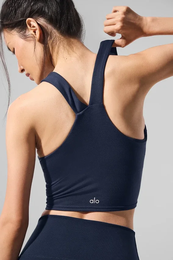 Débardeur Airbrush Real Bra - Bleu marine