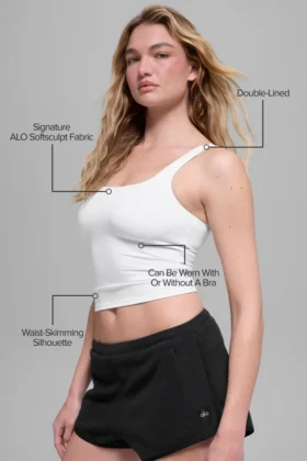 Débardeur Alo Softsculpt Precision – Blanc