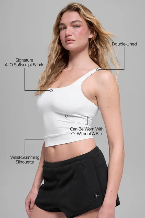 Débardeur Alo Softsculpt Precision - Blanc
