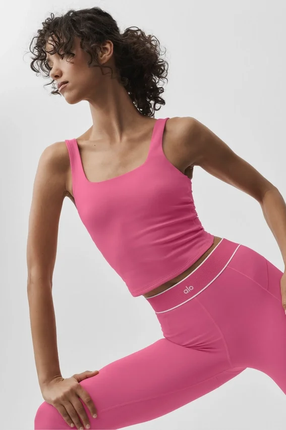 Débardeur Alo Softsculpt Precision - Rose Paradis