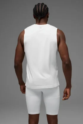 Débardeur Alo Vapor Muscle – Blanc