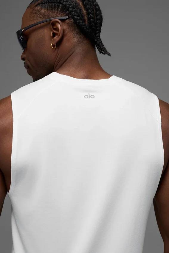 Débardeur Alo Vapor Muscle - Blanc