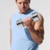 Débardeur Alo Vapor Muscle - Bleu coquillage