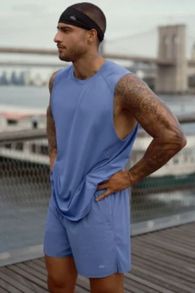 Débardeur Alo Vapor Muscle - Bleu Provence