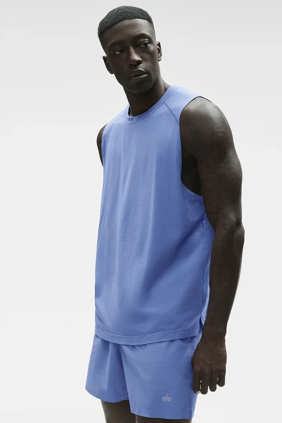 Débardeur Alo Vapor Muscle - Bleu Provence