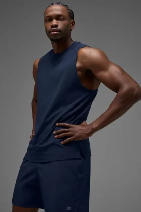 Débardeur Alo Vapor Muscle – Navy