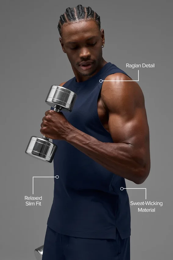Débardeur Alo Vapor Muscle – Navy