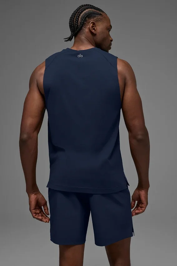 Débardeur Alo Vapor Muscle – Navy