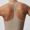 Débardeur avec soutien-gorge intégré Airlift Super Sleek - Gravel