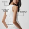 Débardeur avec soutien-gorge intégré Alo Softsculpt « No Nonsense » - Blanc