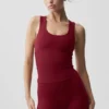 Débardeur avec soutien-gorge intégré Alo Softsculpt « No Nonsense » - Rouge « Summer Romance »
