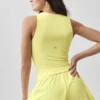 Débardeur avec soutien-gorge intégré Alo Softsculpt « No Nonsense » - Sunshine