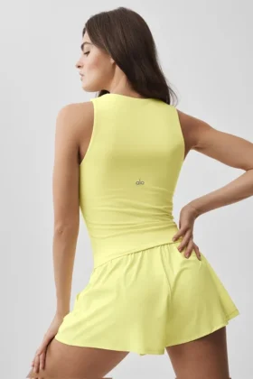 Débardeur avec soutien-gorge intégré Alo Softsculpt « No Nonsense » – Sunshine