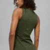 Débardeur avec soutien-gorge intégré Alo Softsculpt Precision - Vert olive