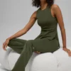 Débardeur avec soutien-gorge intégré Alo Softsculpt Precision - Vert olive