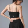 Débardeur avec soutien-gorge intégré « Doubles Only » - Noir
