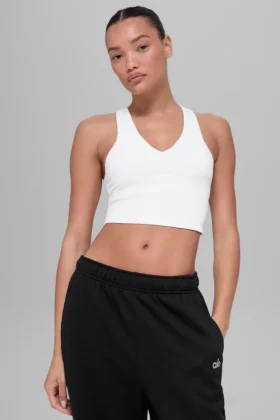 Débardeur avec soutien-gorge intégré « Real Bra » – Blanc