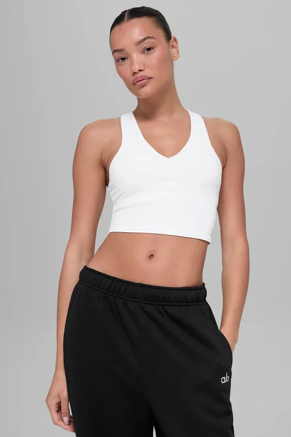 Débardeur avec soutien-gorge intégré « Real Bra » - Blanc