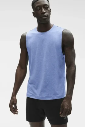 Débardeur Conquer Muscle - Bleu Provence chiné