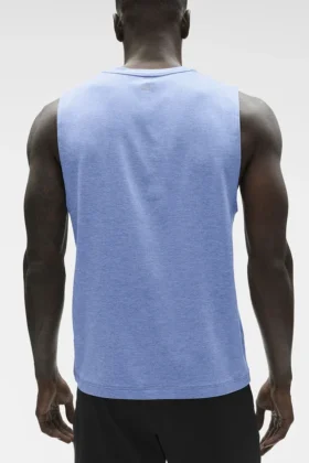 Débardeur Conquer Muscle – Bleu Provence chiné